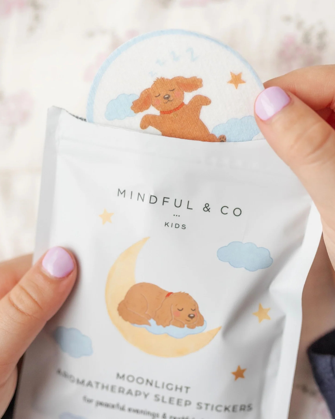 Moonlight Aromatherapy Sleep Stickers by Mindful &amp; Co Kids