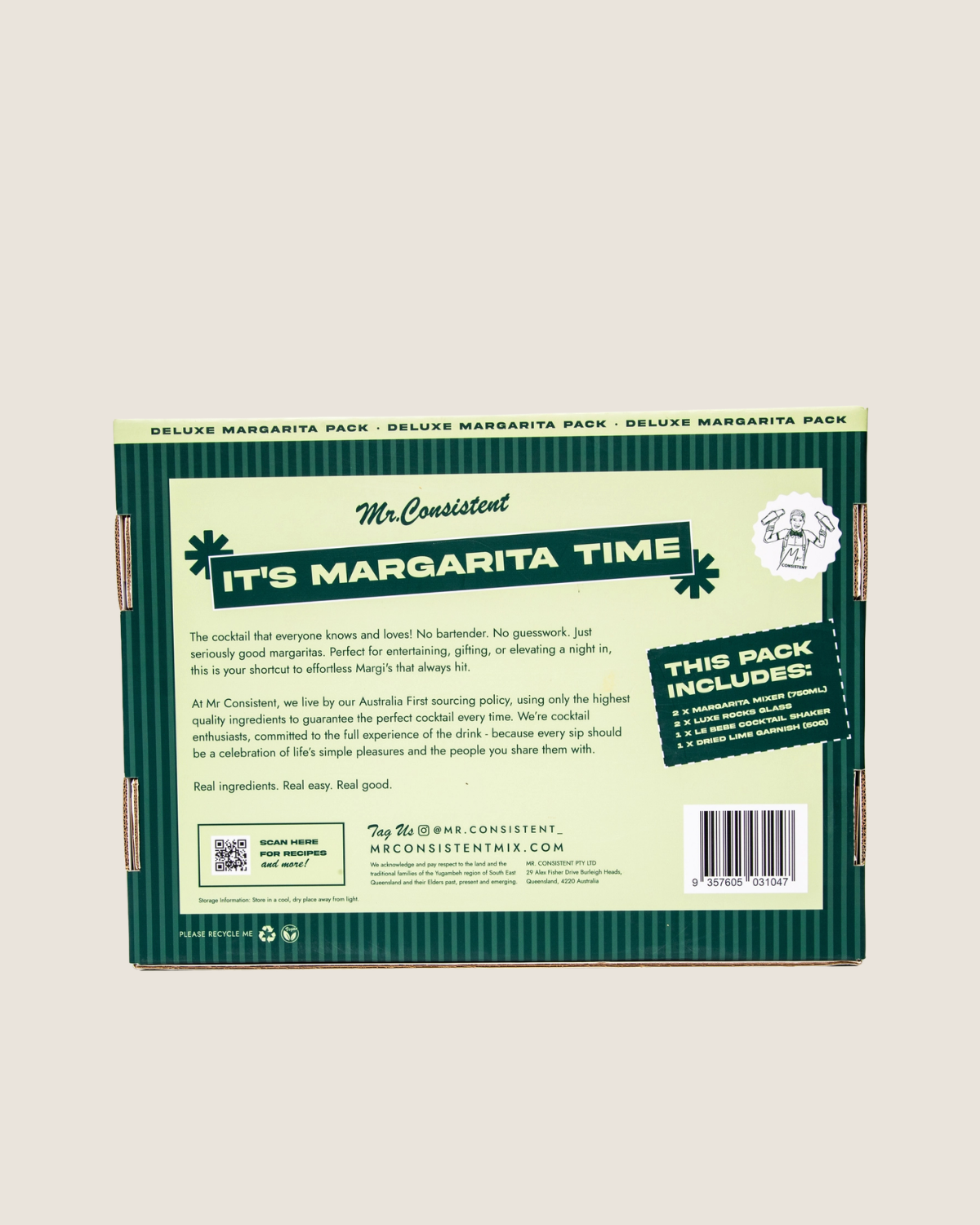 Deluxe Margarita Gift Pack by Mr. Consistent 