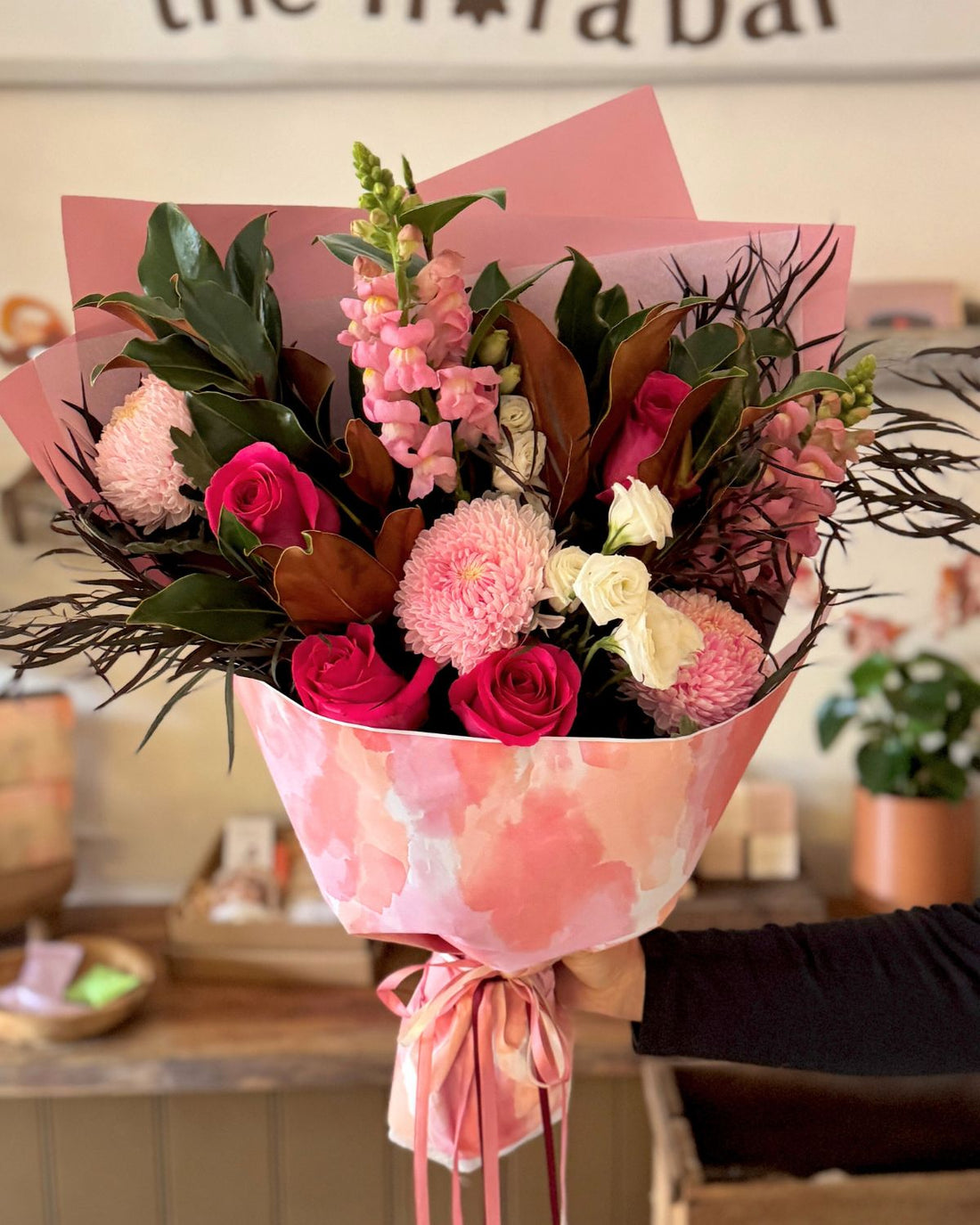 The Flora Bar Bouquet / Pink Posy Club