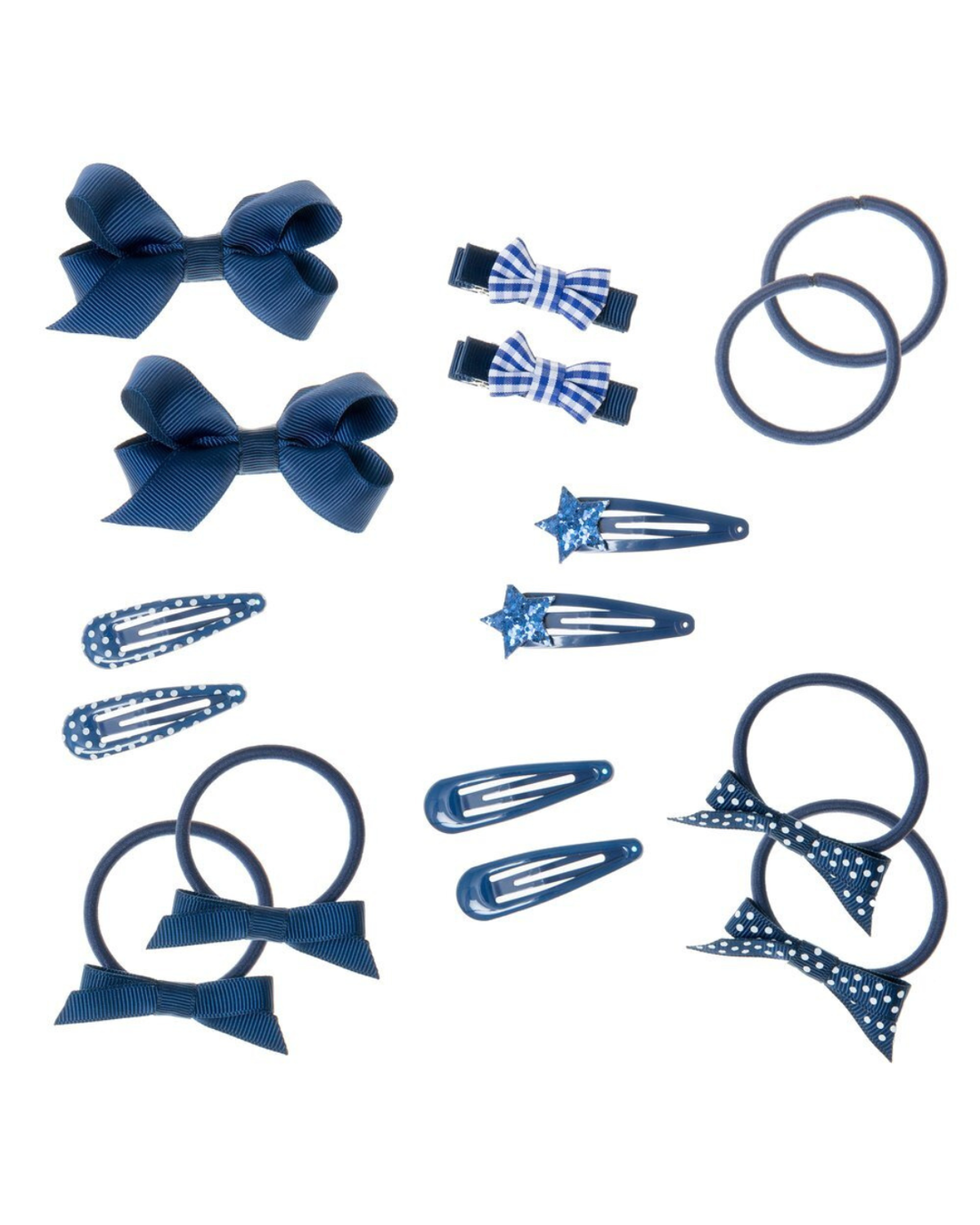 My School Hair Set - Blue by Rockahula Kids 