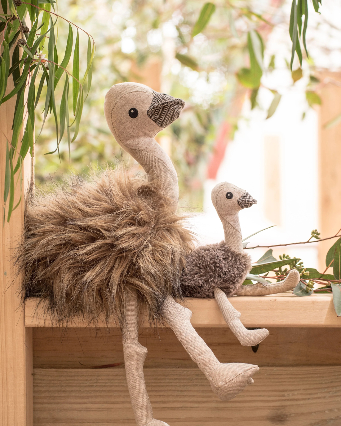 Mini Eddie The Emu Rattle by Nana Huchy