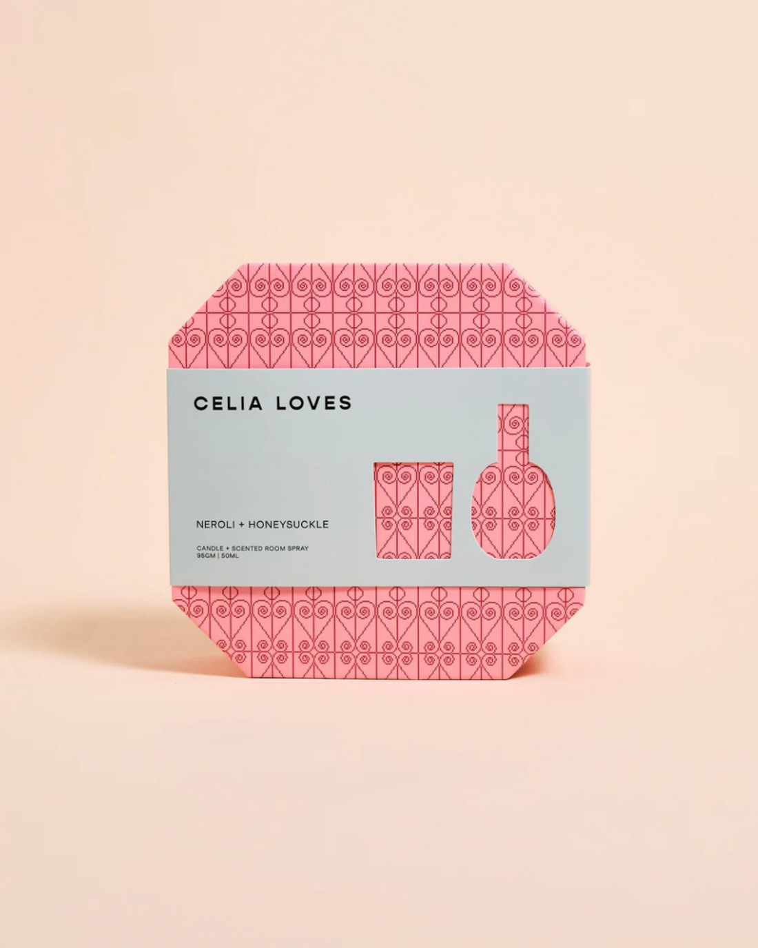 Celia Loves Neroli &amp;amp; Honeysuckle - Candle &amp; Room Spray Duo Set 