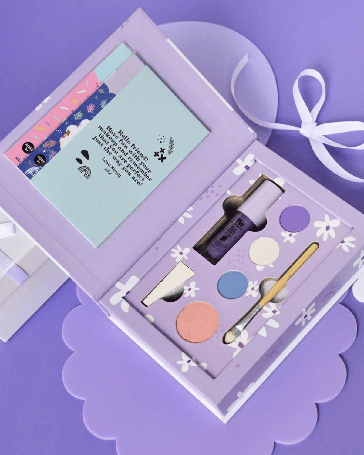 Kids natural Pressed Powder Makeup Palette By No Nasties 💜