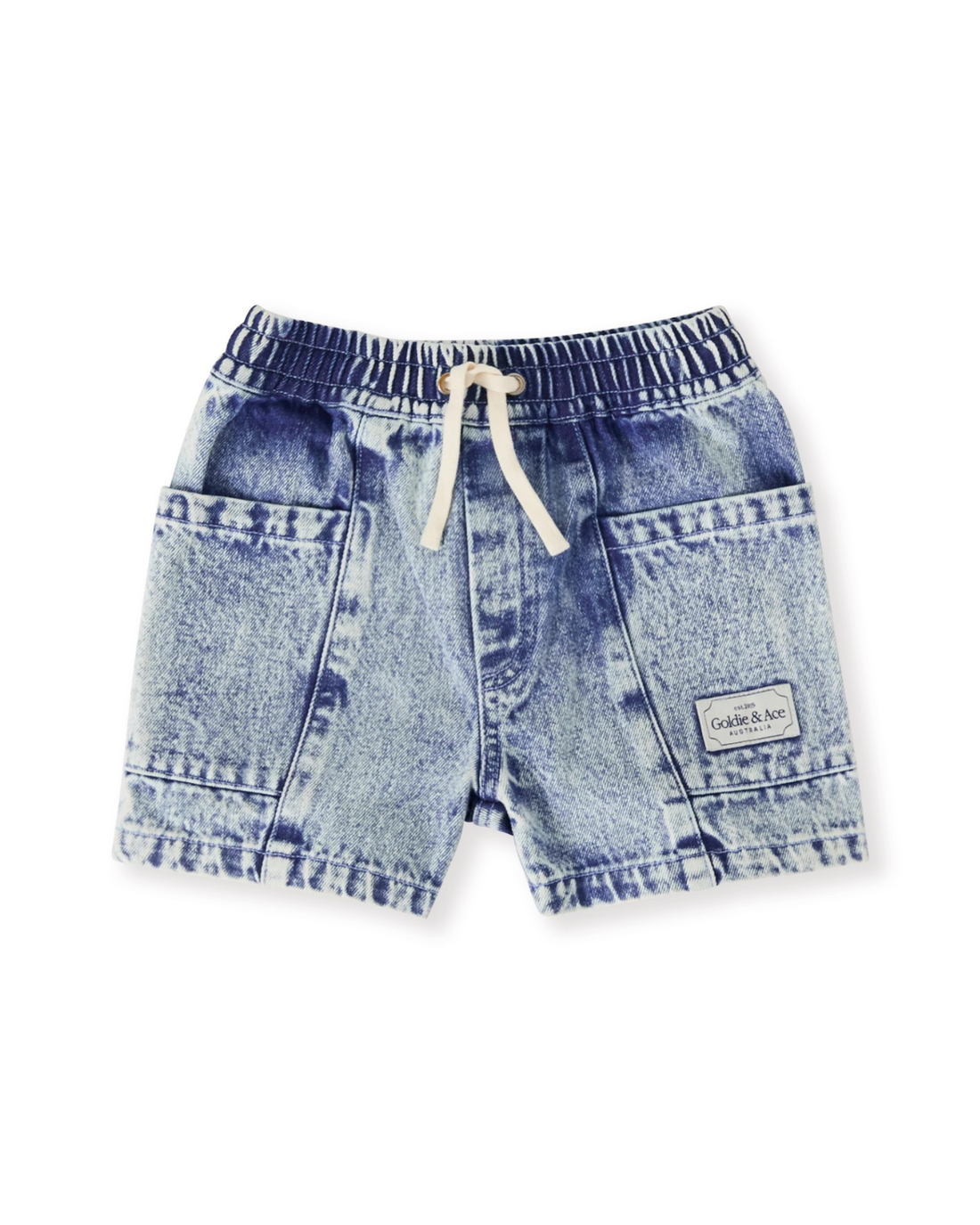 Goldie + Ace - Noah Denim Pocket Shorts Light Denim