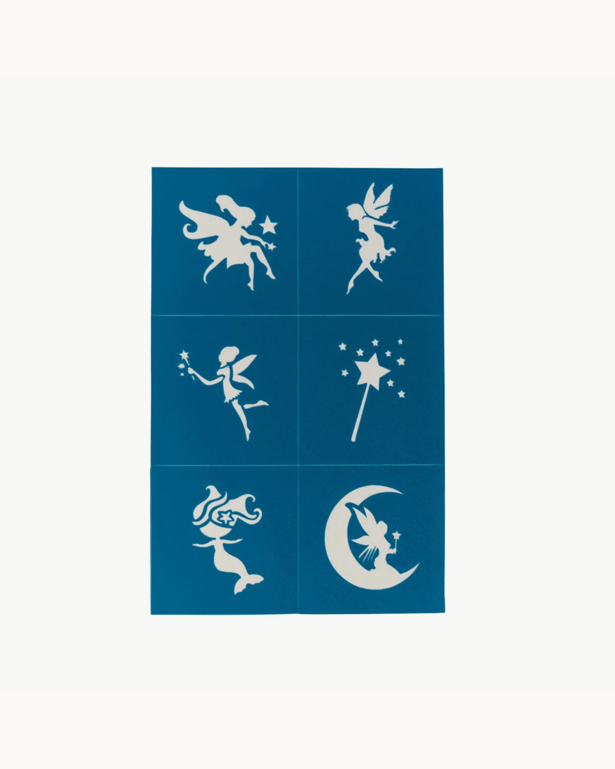 Oh Flossy Reusable Adhesive Face Paint Makeup Stencils