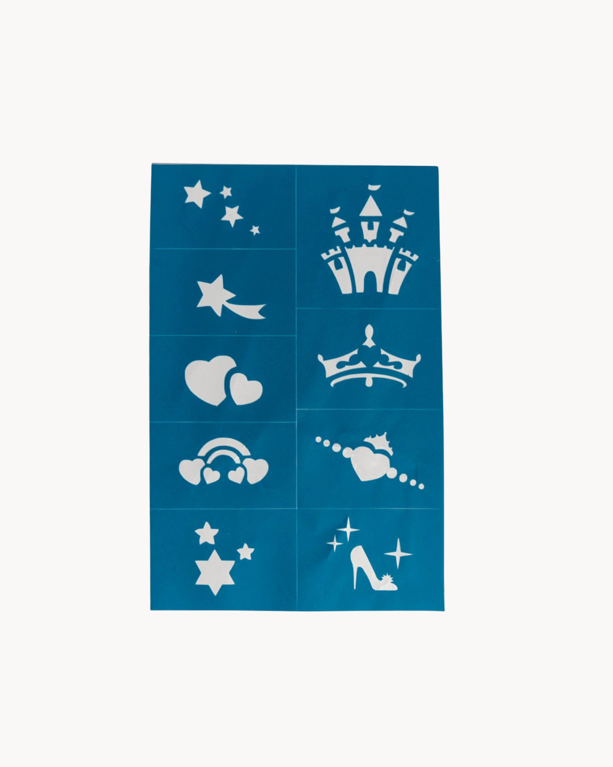 Oh Flossy Reusable Adhesive Face Paint Makeup Stencils