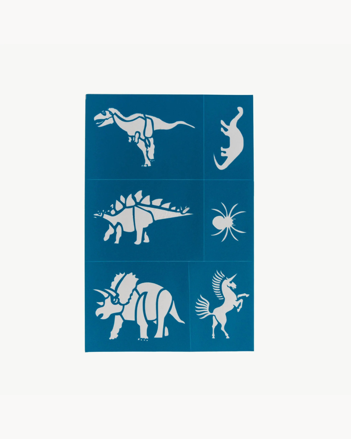 Oh Flossy Reusable Adhesive Face Paint Makeup Stencils