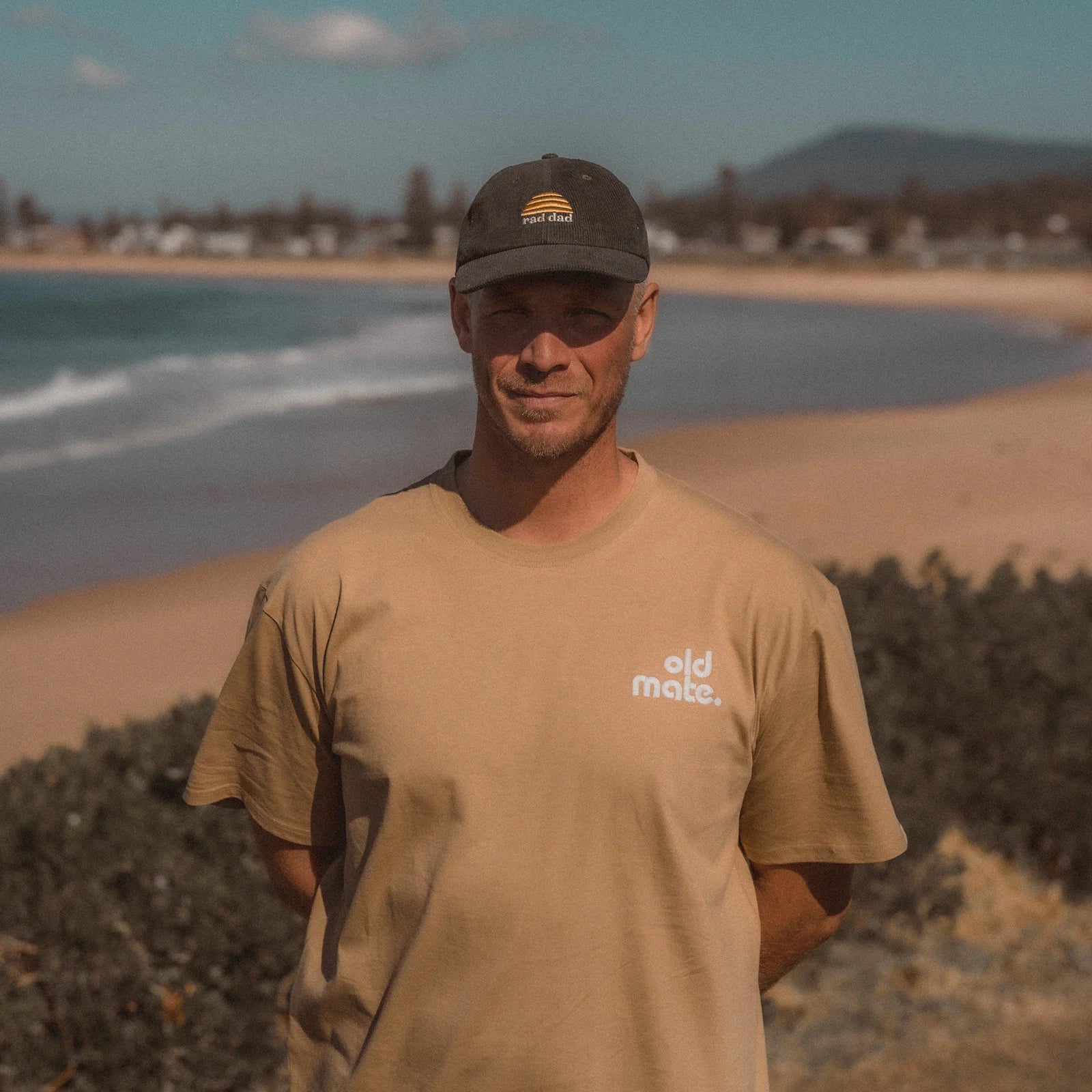 Banabae Old Mate Organic Cotton Adult Tee - Olive