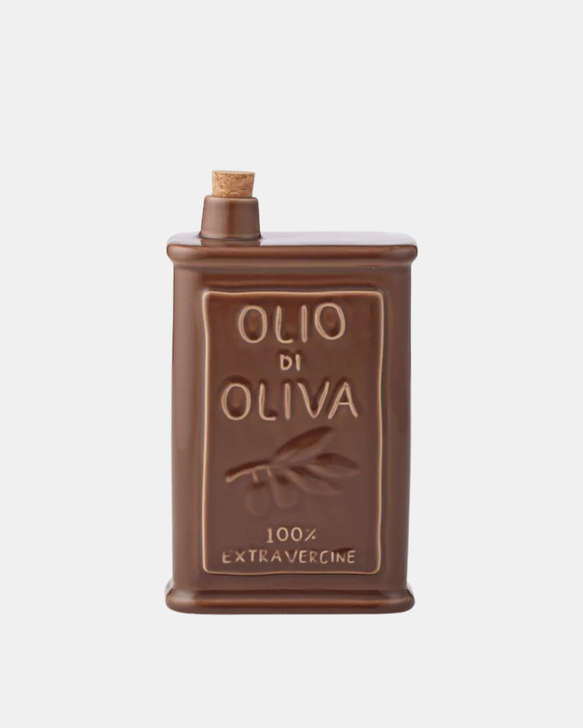Olio Ceramic Oil Bottle - Cocoa 