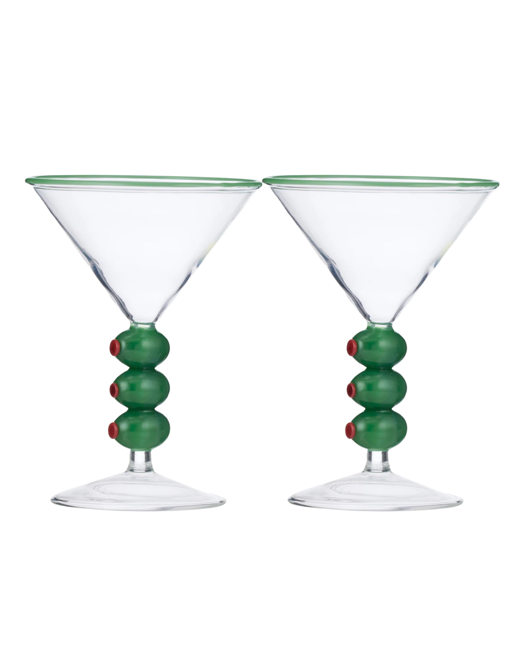 Olive Cocktail Glasses (Set of 2) 