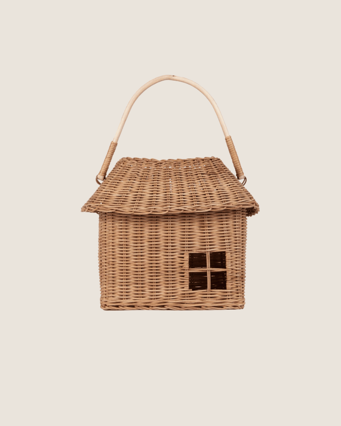 Rattan Hutch Big Basket by Olli Ella
