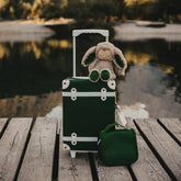 See-Ya Suitcase by Olli Ella in Forest Green