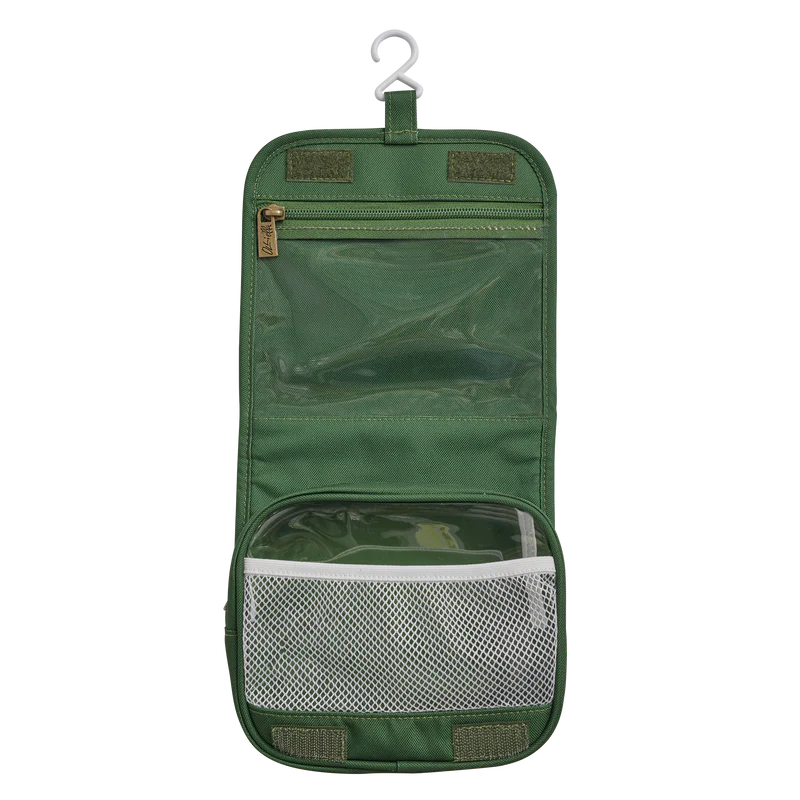 See-Ya Wash Bag by Olli Ella in Forest Green