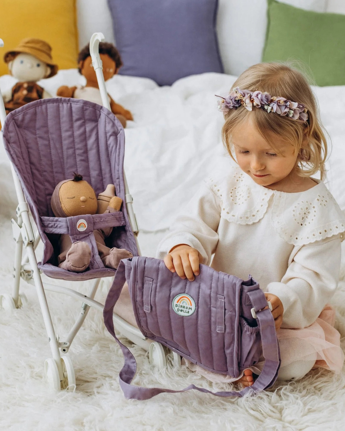 Sollie Stroller - Lavender Olli Ella 