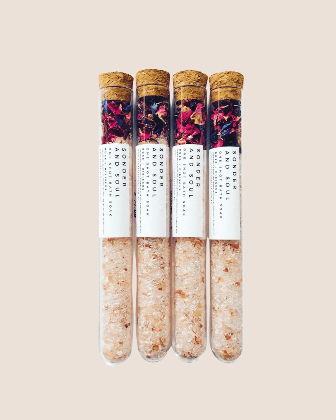 Rose and Hibiscus One Shot Bath Soak by Sonder and Soul
