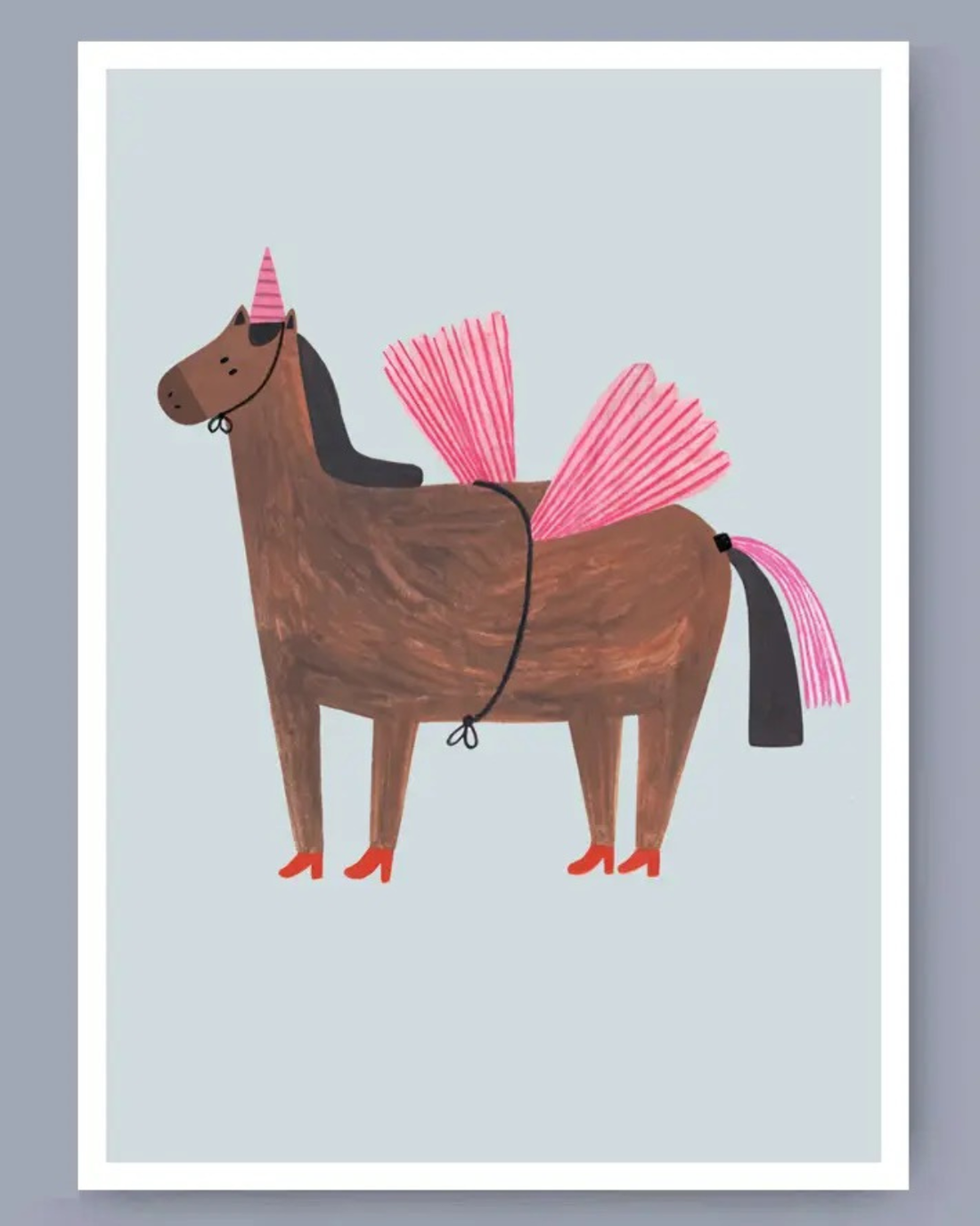 Ordinary Unicorn - Wall Art Print by Daria Solak Illustrations