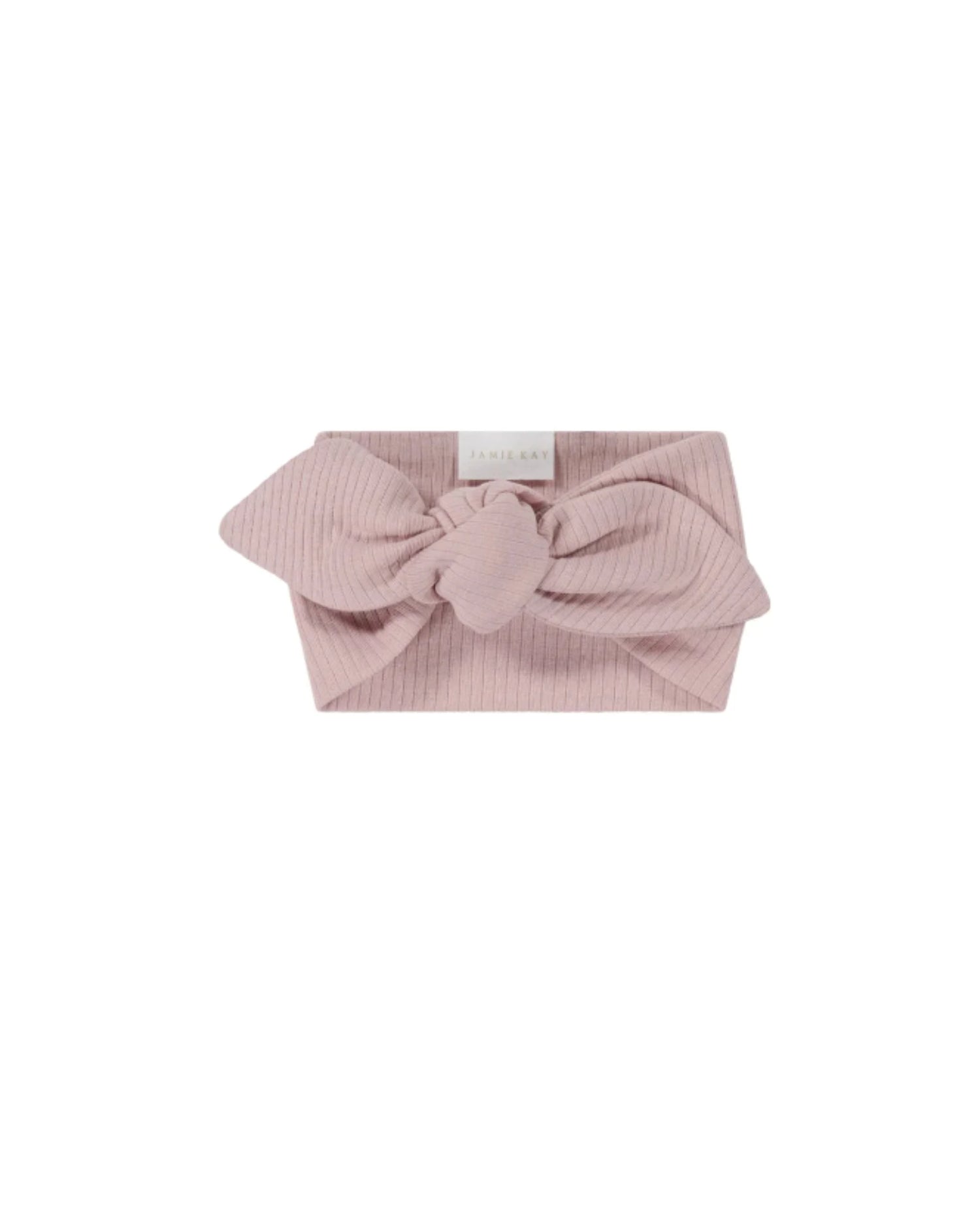 Organic Cotton Headband 〰️ Powder Pink