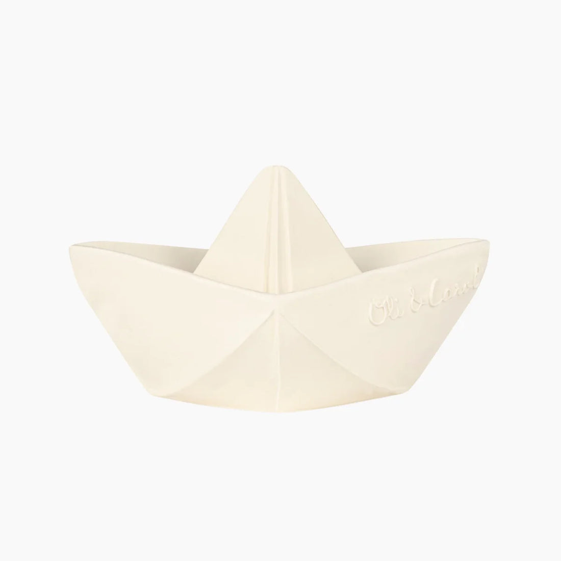 Origami Boat Bath Toy - White