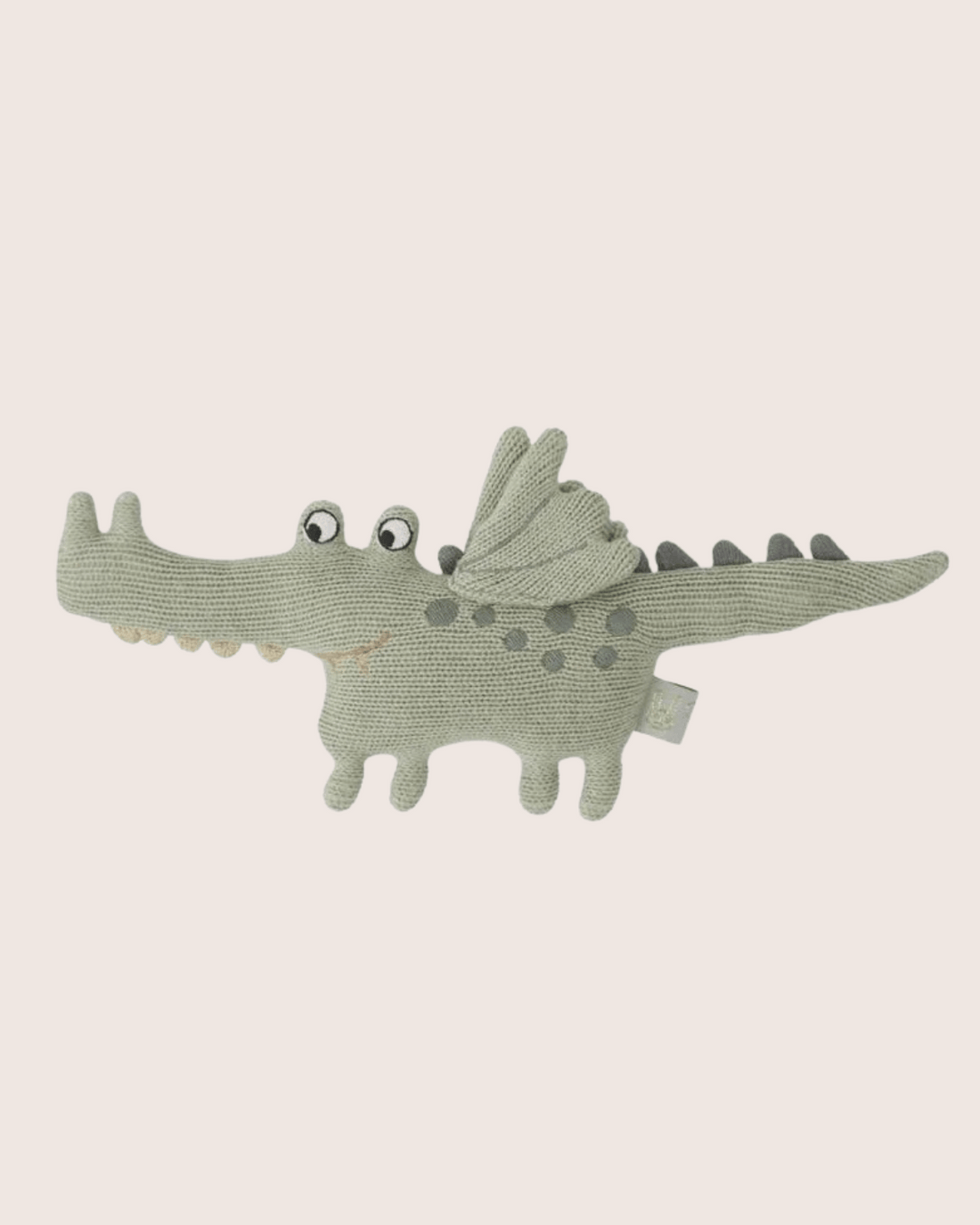 OYOY Darling Crocodile Buddy Cotton Baby Rattle