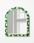 Paradis Green Floral Mirror by Jones & Co
