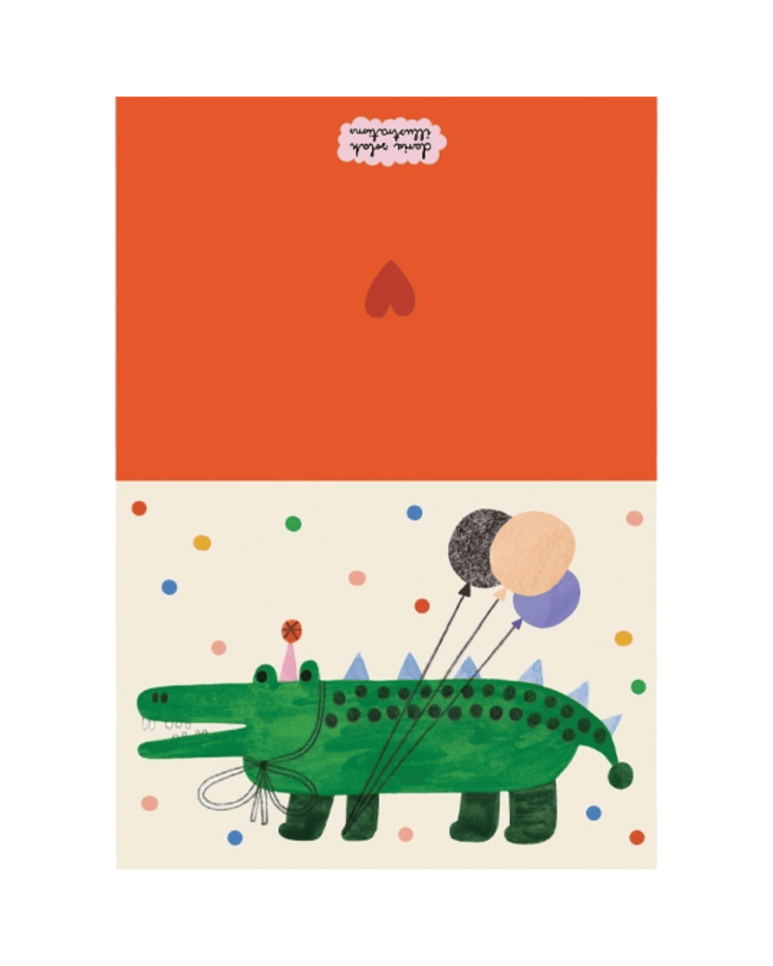 Party Alligator Card