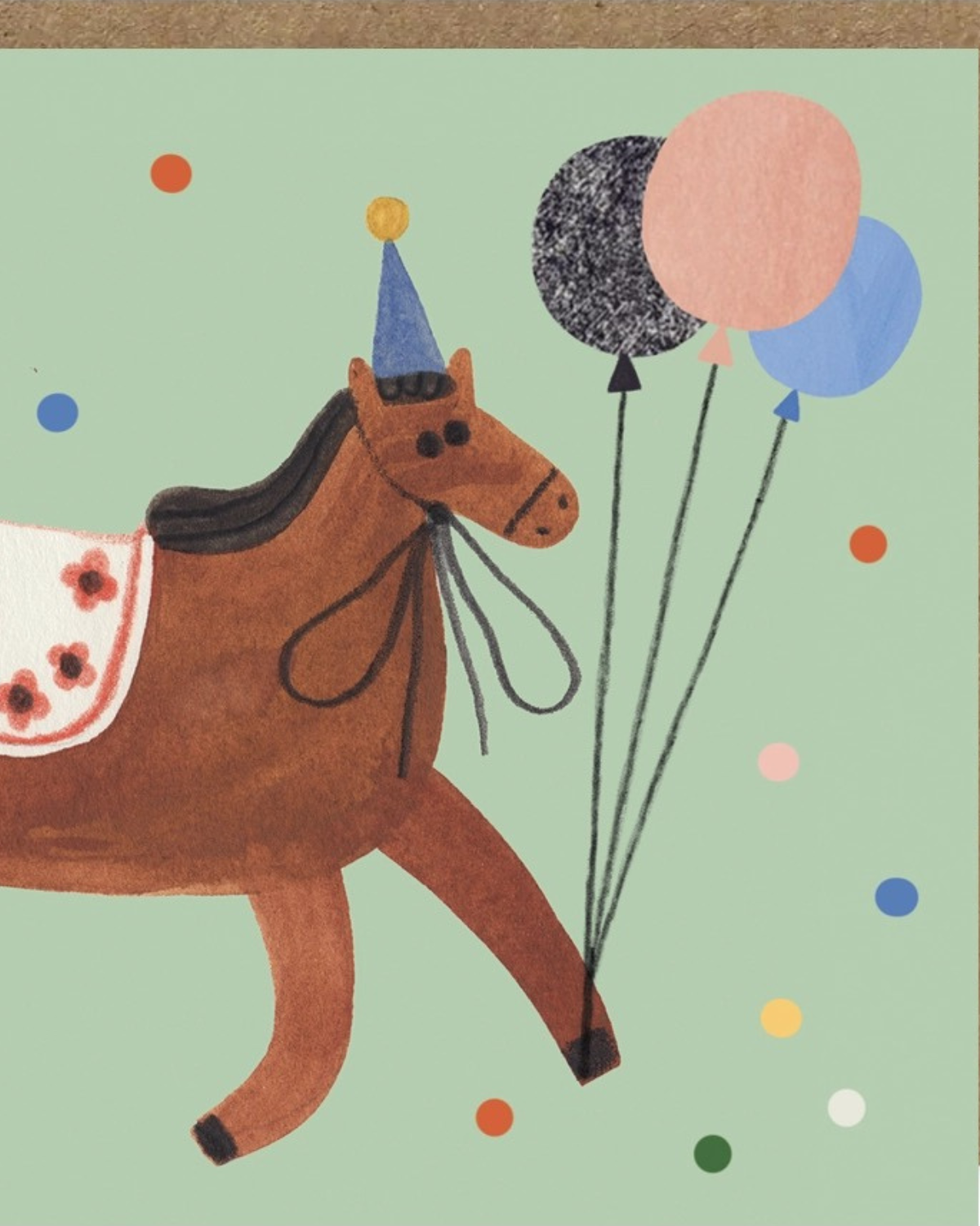 Party Horse Card by Daria Solak Illustrations