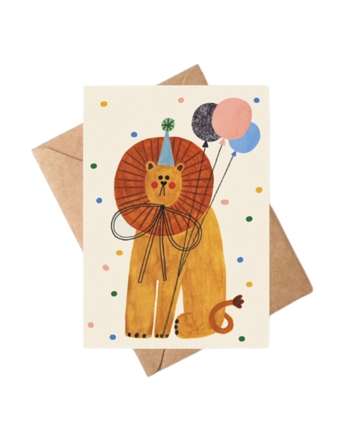 Party Lion Card by Daria Solak Illustrations