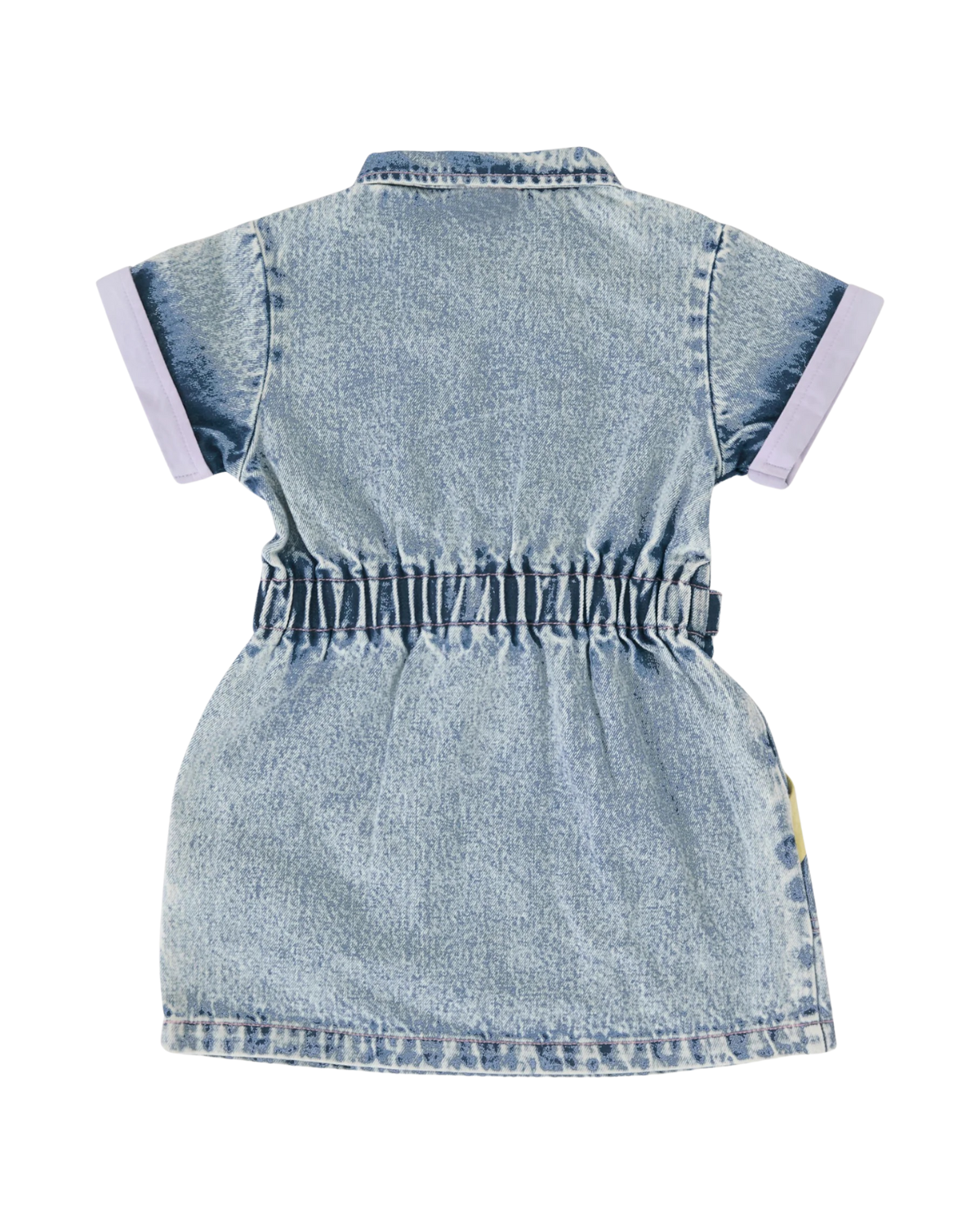 Goldie + Ace - Pastel Pop Piper Denim Belted Dress