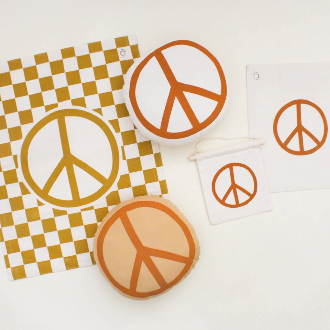 Imani Collective &quot;Peace&quot; Canvas Wall Hanging. 