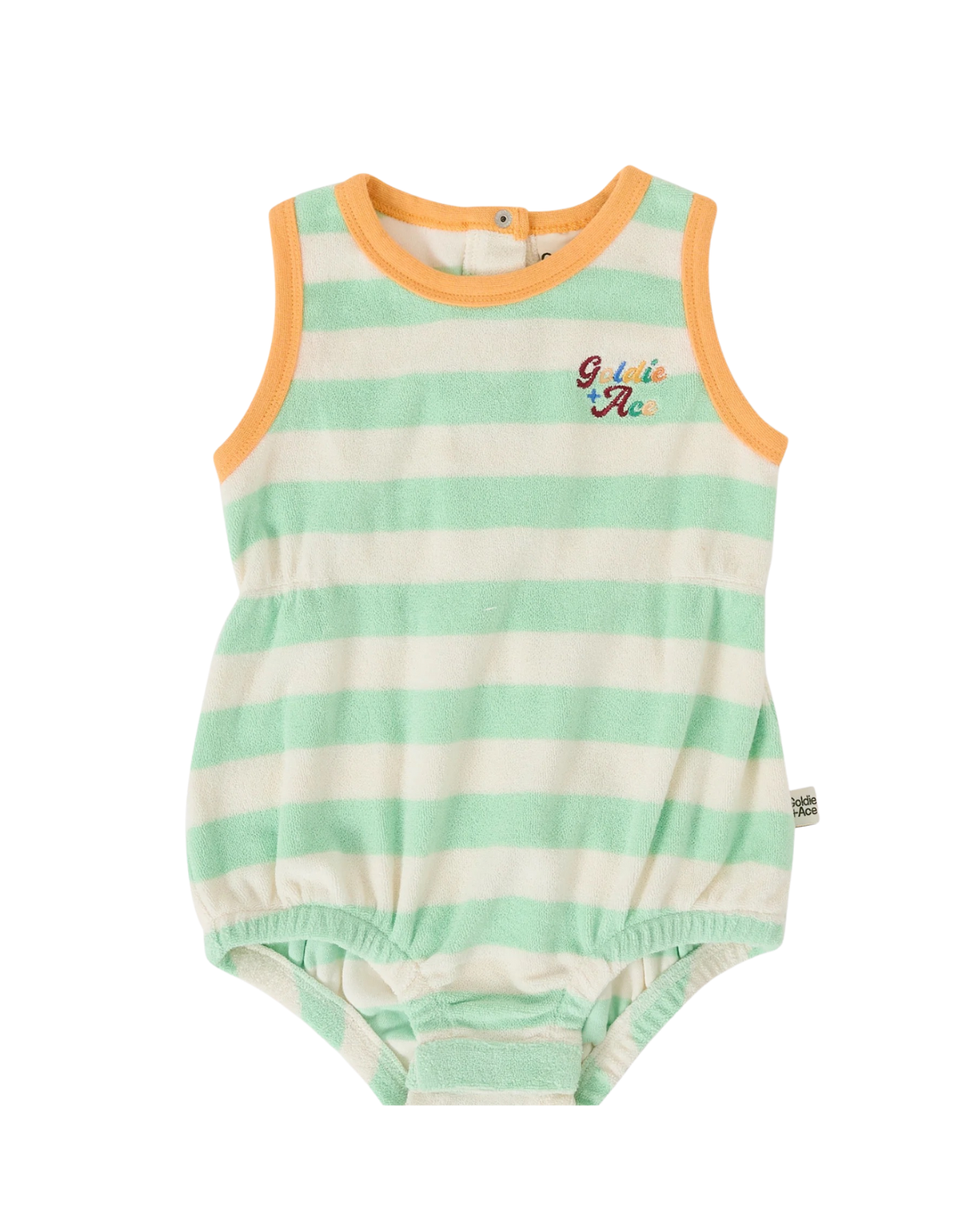 Goldie + Ace - Peas In A Pod Stripe Bubble Romper 