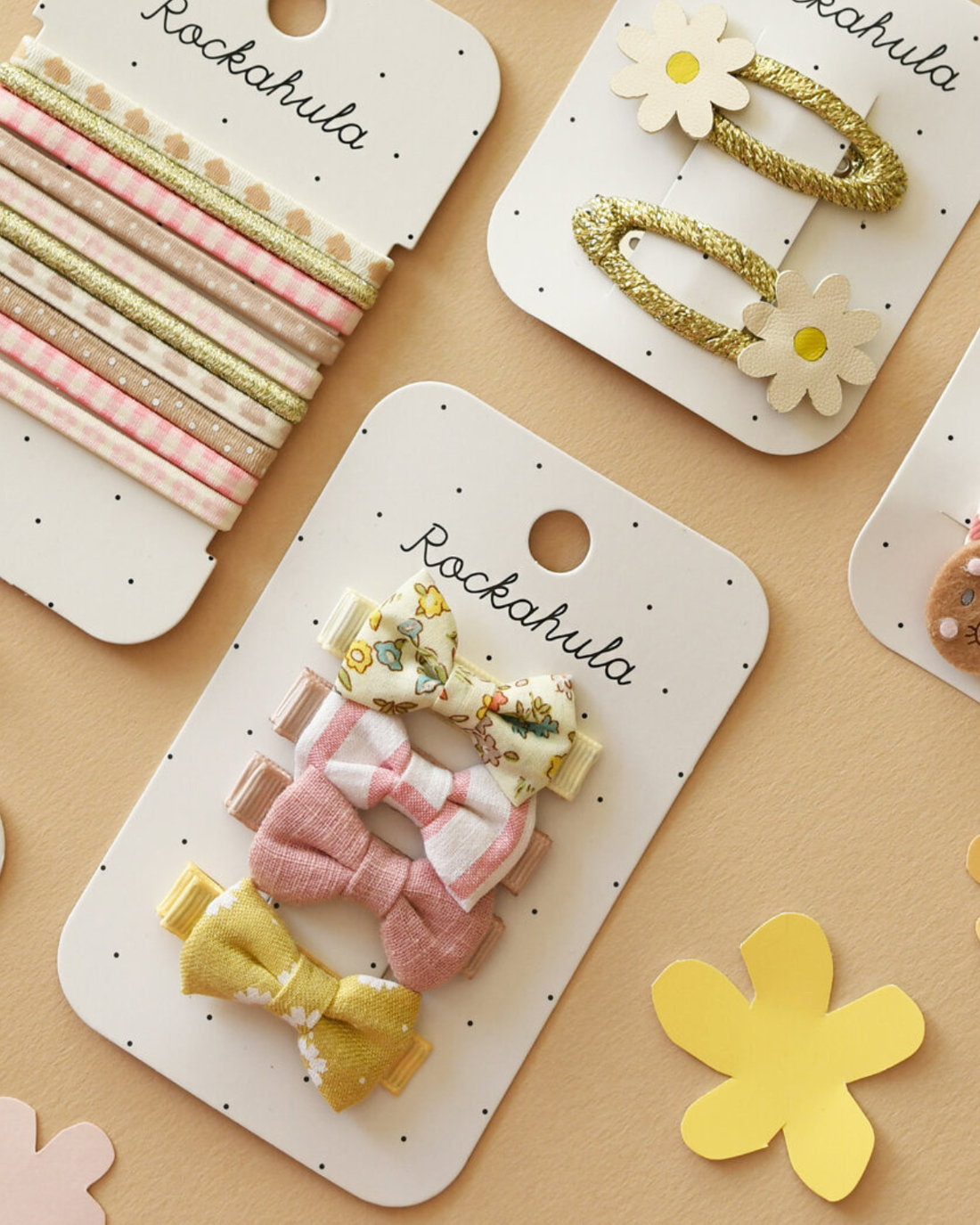 Petal Mini Bow Clip Set by Rockahula Kids