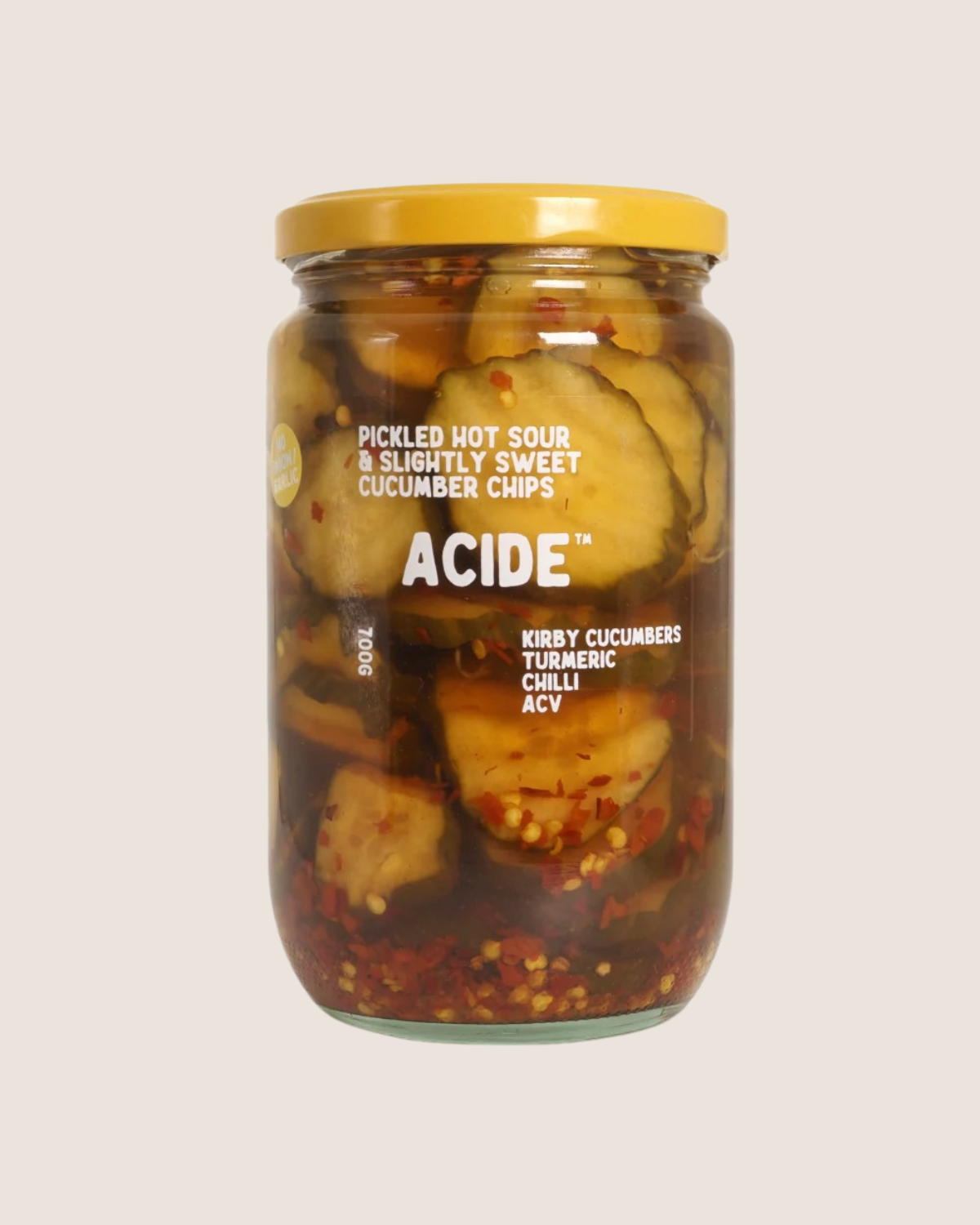 Pickled Hot Sour &amp; Slightly Sweet Cucumber Chips by Acide