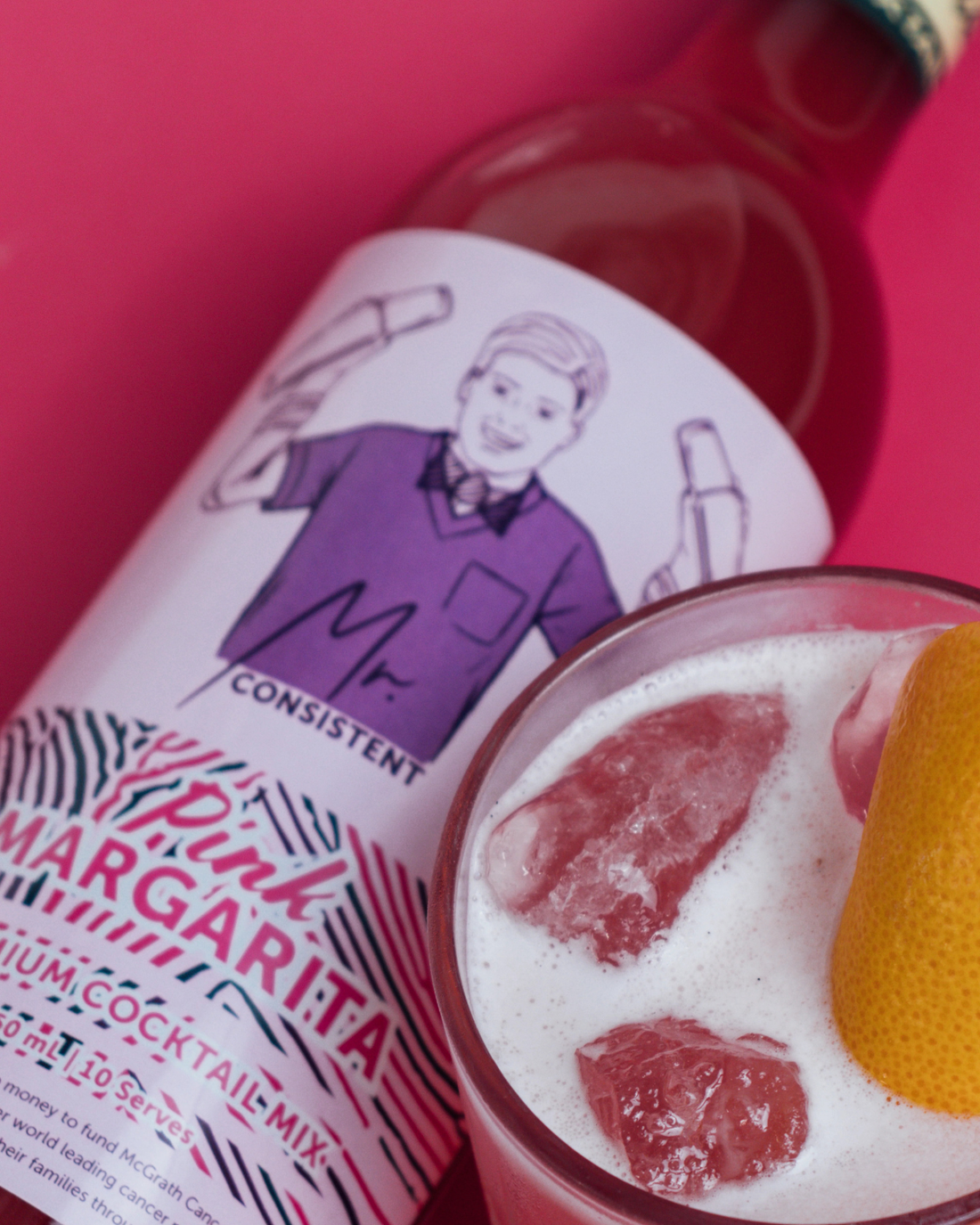 Mr Consistent Pink Margarita Cocktail Mixer (10 Serves)