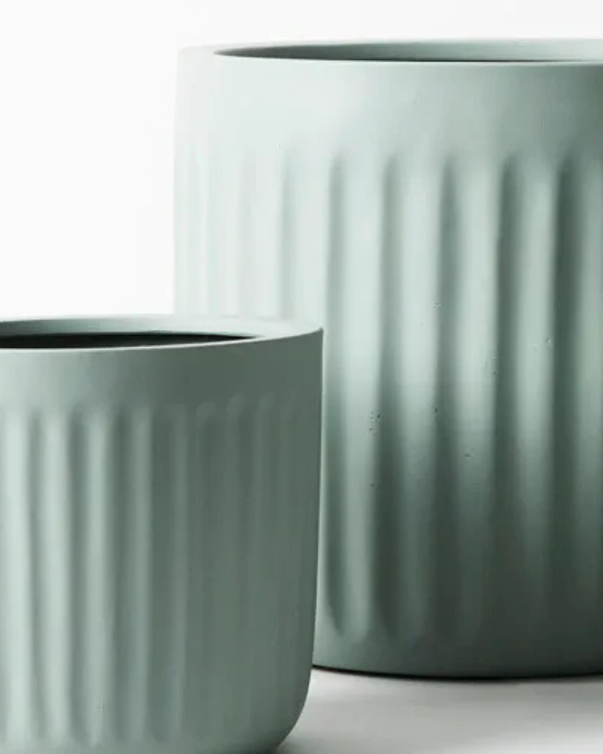 Pleated Pots - Sage (Small, Medium, Large)