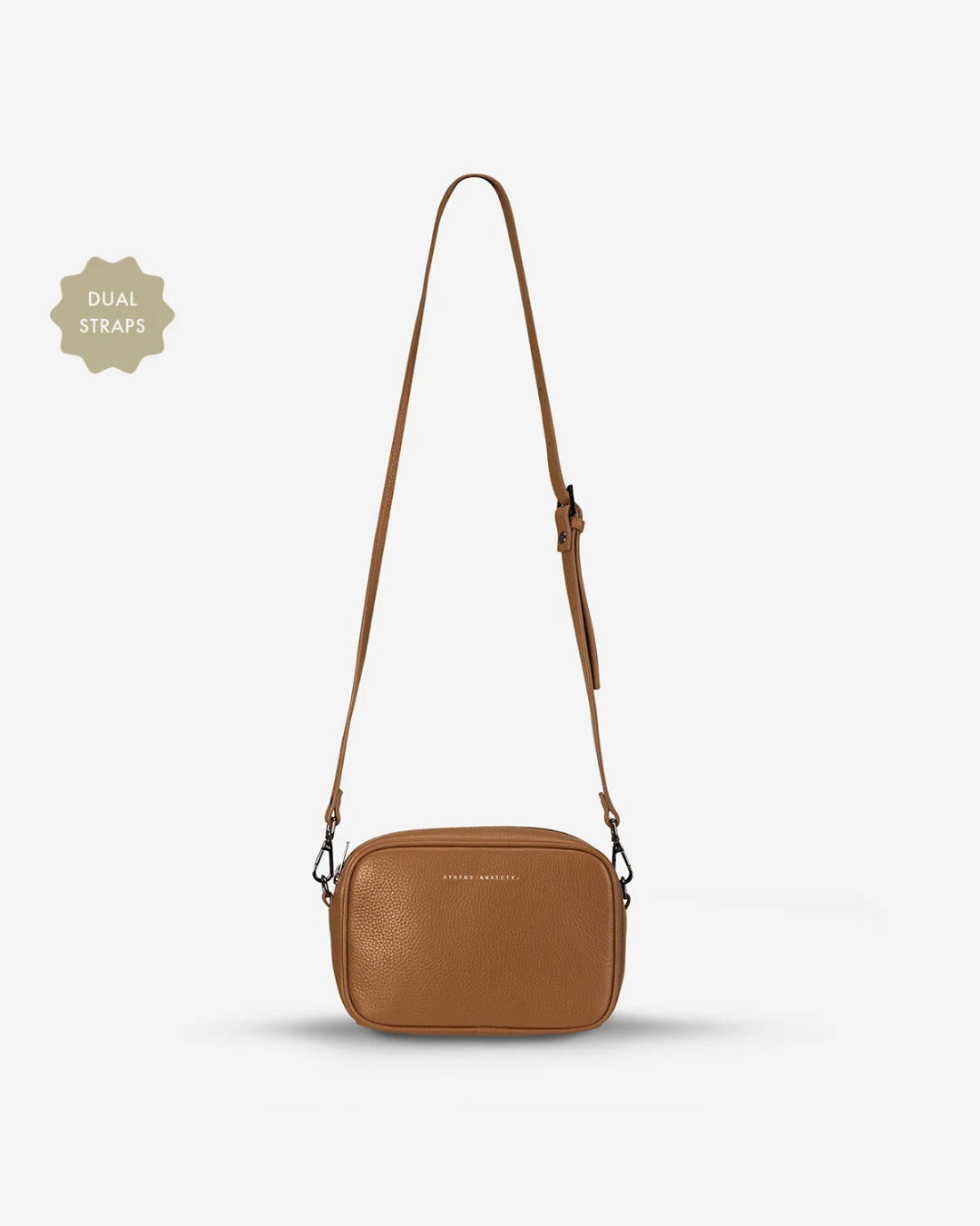 Status Anxiety Plunder Bag With Dual Strap - Camel