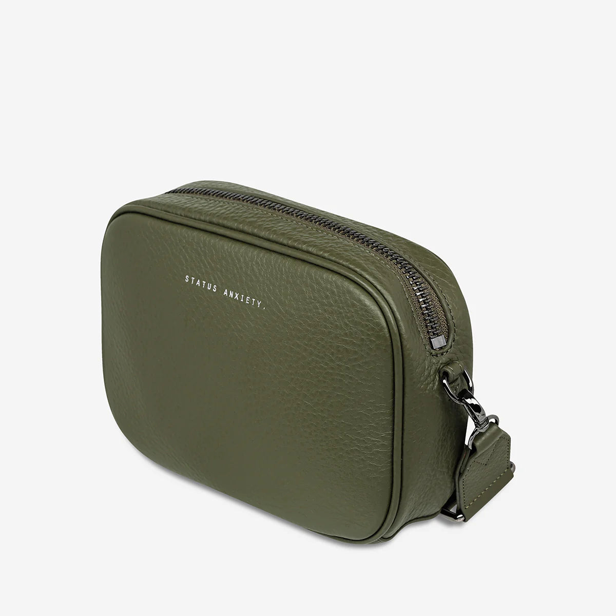 Status Anxiety Bag - Plunder with Webbed Strap in Green