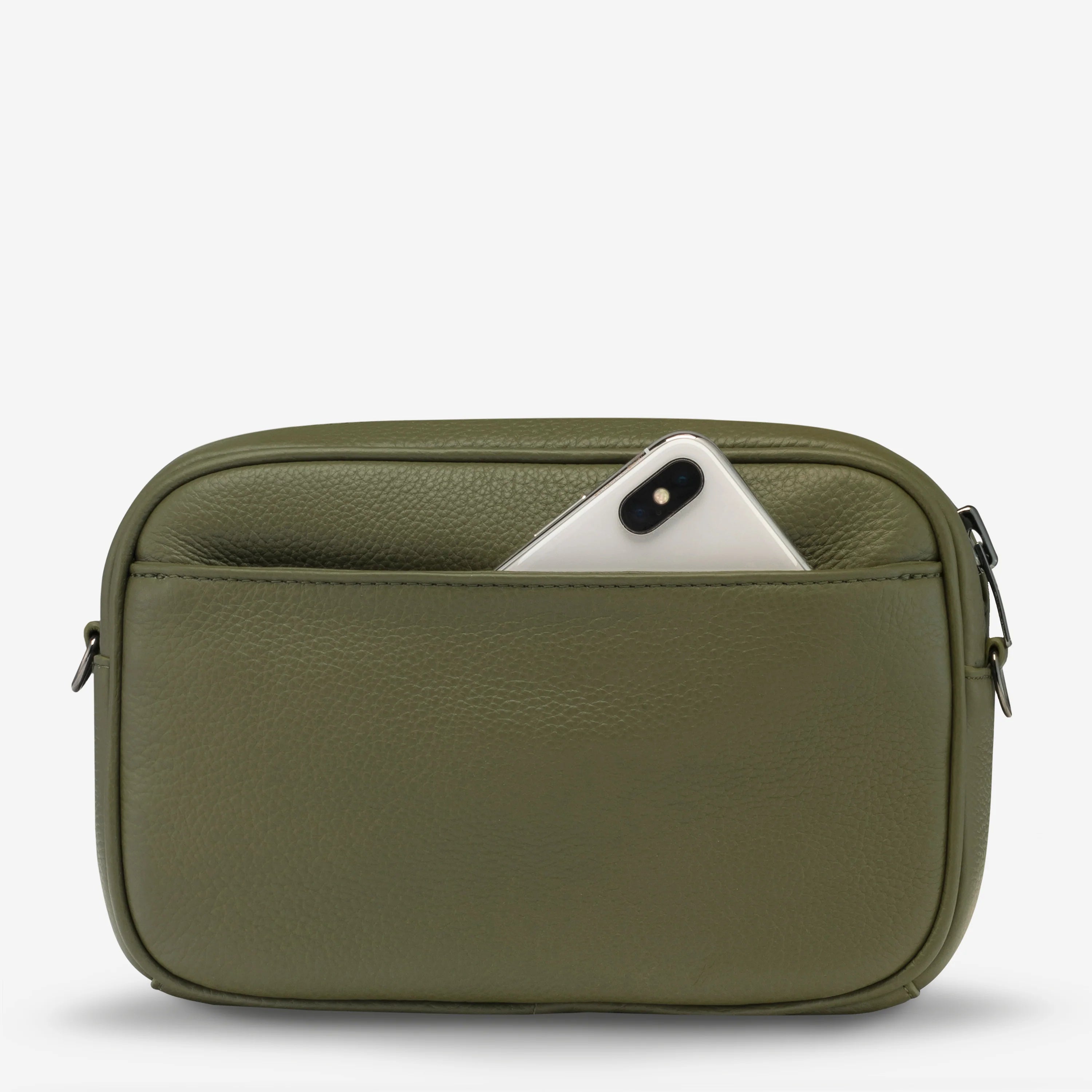 Status Anxiety Bag - Plunder with Webbed Strap in Khaki 