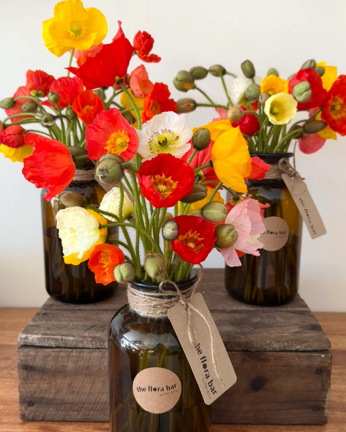 The Flora Bar Jars / Poppies