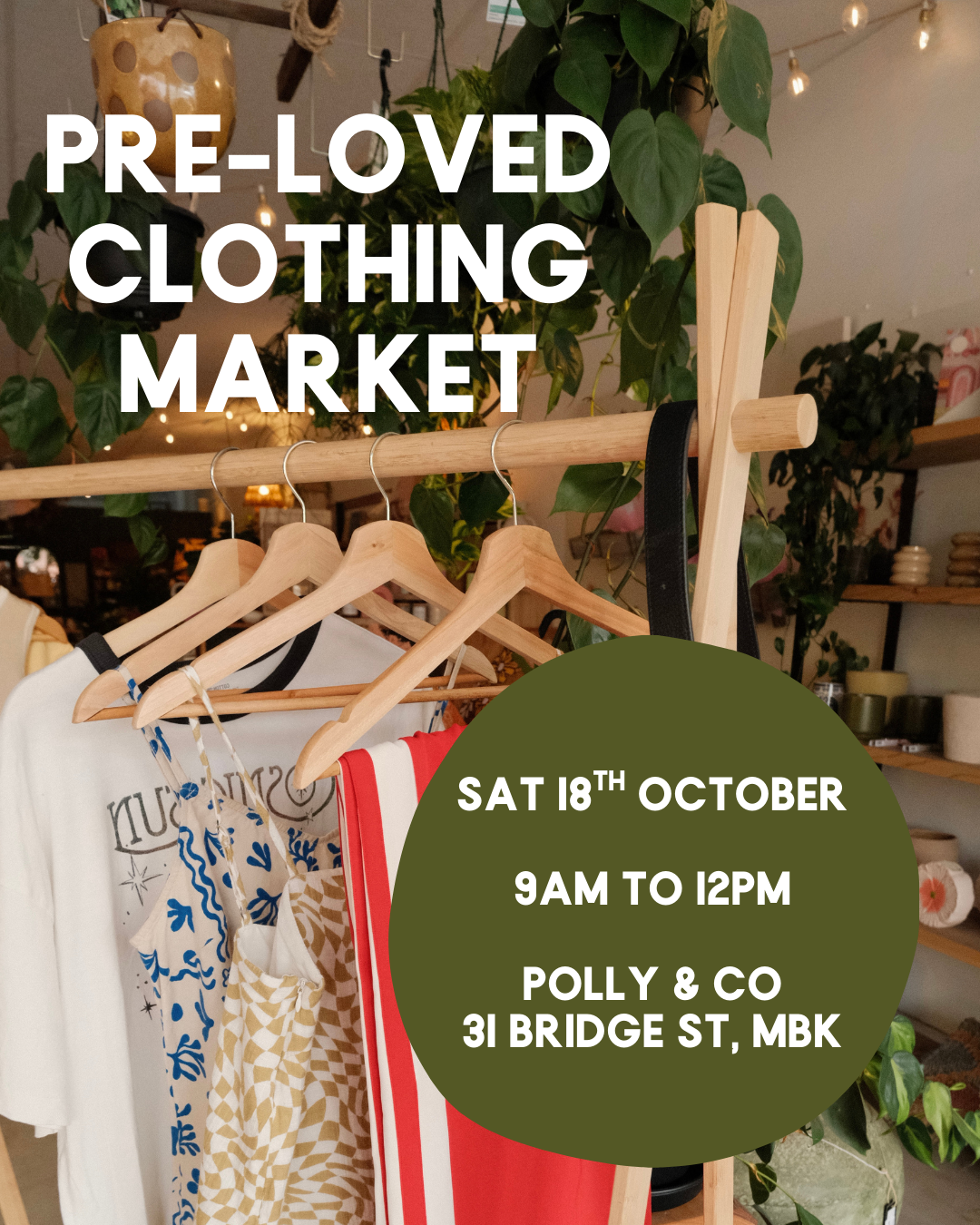 Pre-loved Clothing Market - Stall Holder Ticket
