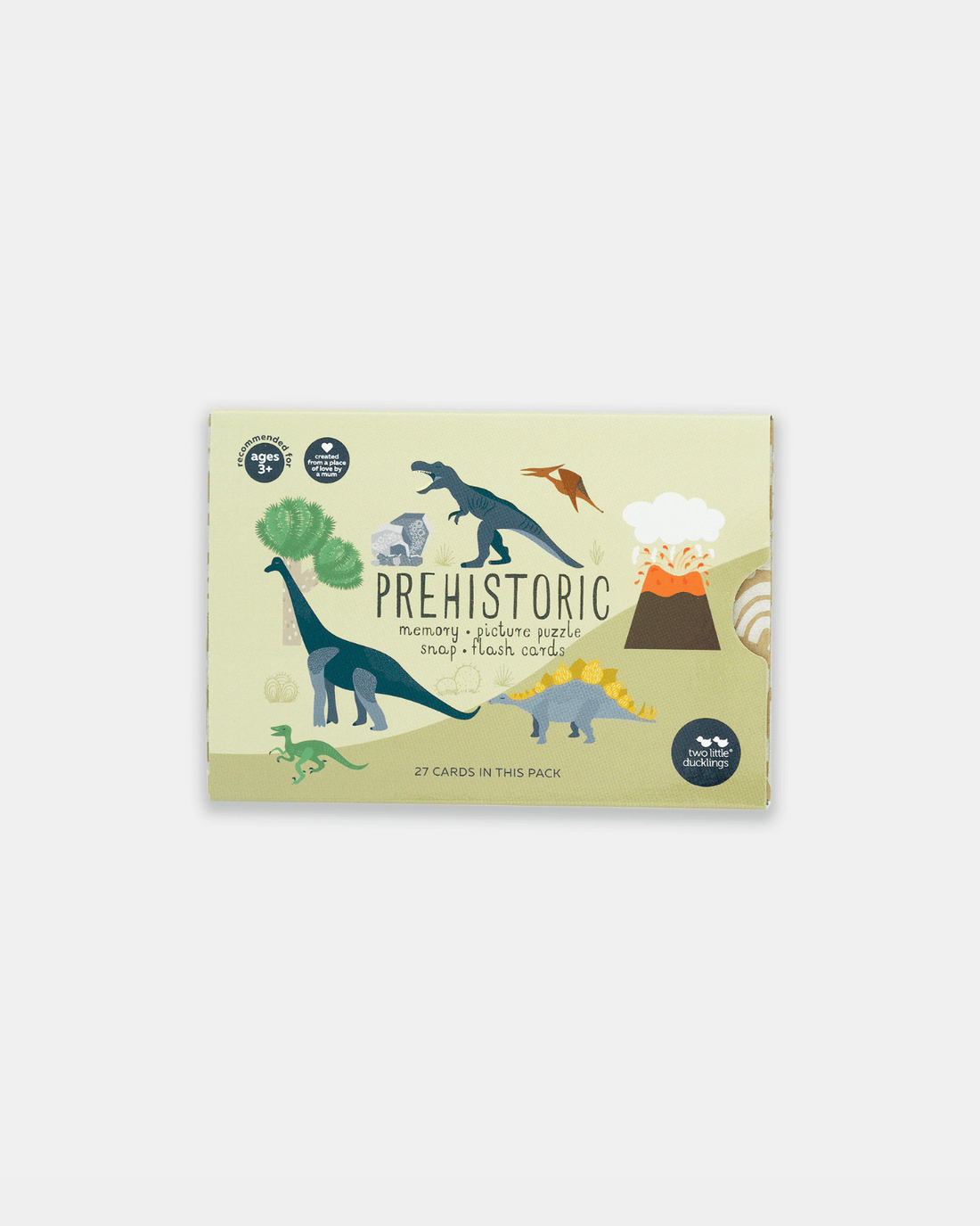 Prehistoric Snap and Memory Game by Two Little Ducklings