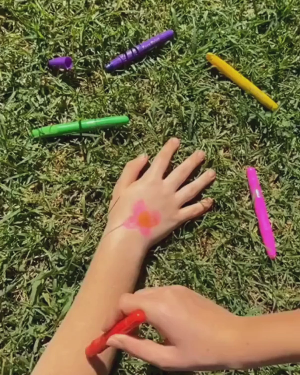 Kids Face Paint Sticks (Set of 12) by Creative Play Resources 
