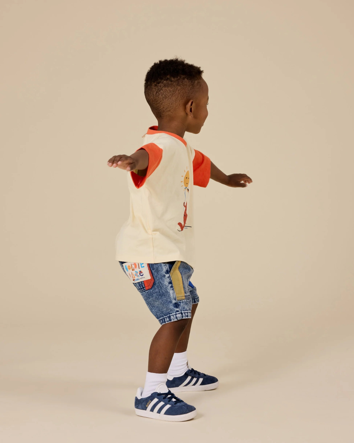 Goldie + Ace - Primary Pop Noah Denim Shorts