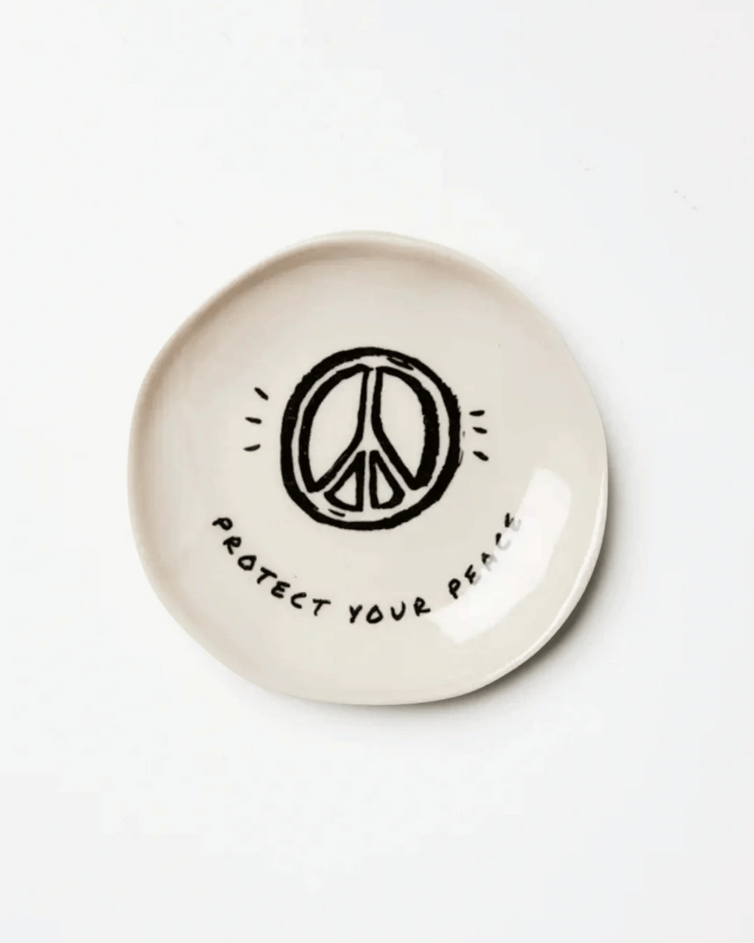 Protect Your Peace Affirmation Dish
