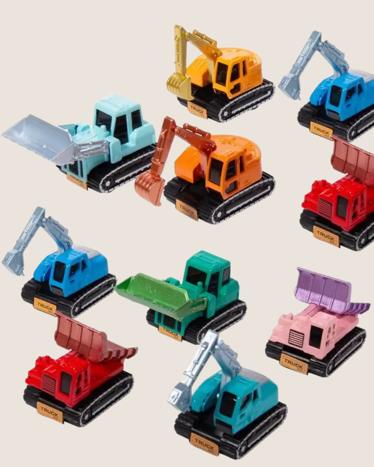 Pull Back Vehicles - Construction by Discovery Zone 