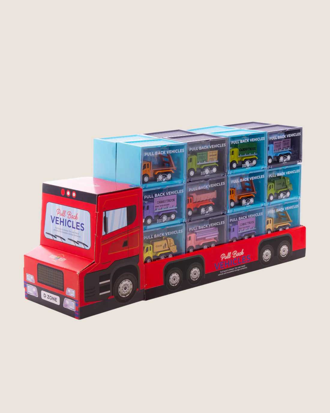 Pull Back Vehicles - Trucks by Discovery Zone 