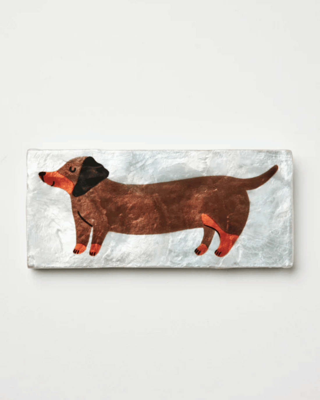 Pup Dachshund Wall Tile by Jones &amp; Co