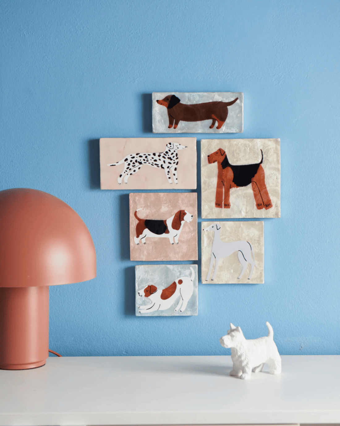 Pup Dachshund Wall Tile by Jones &amp; Co