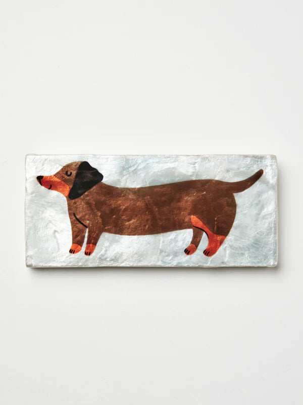 Pup Dachsund Tile by Jones &amp; Co 