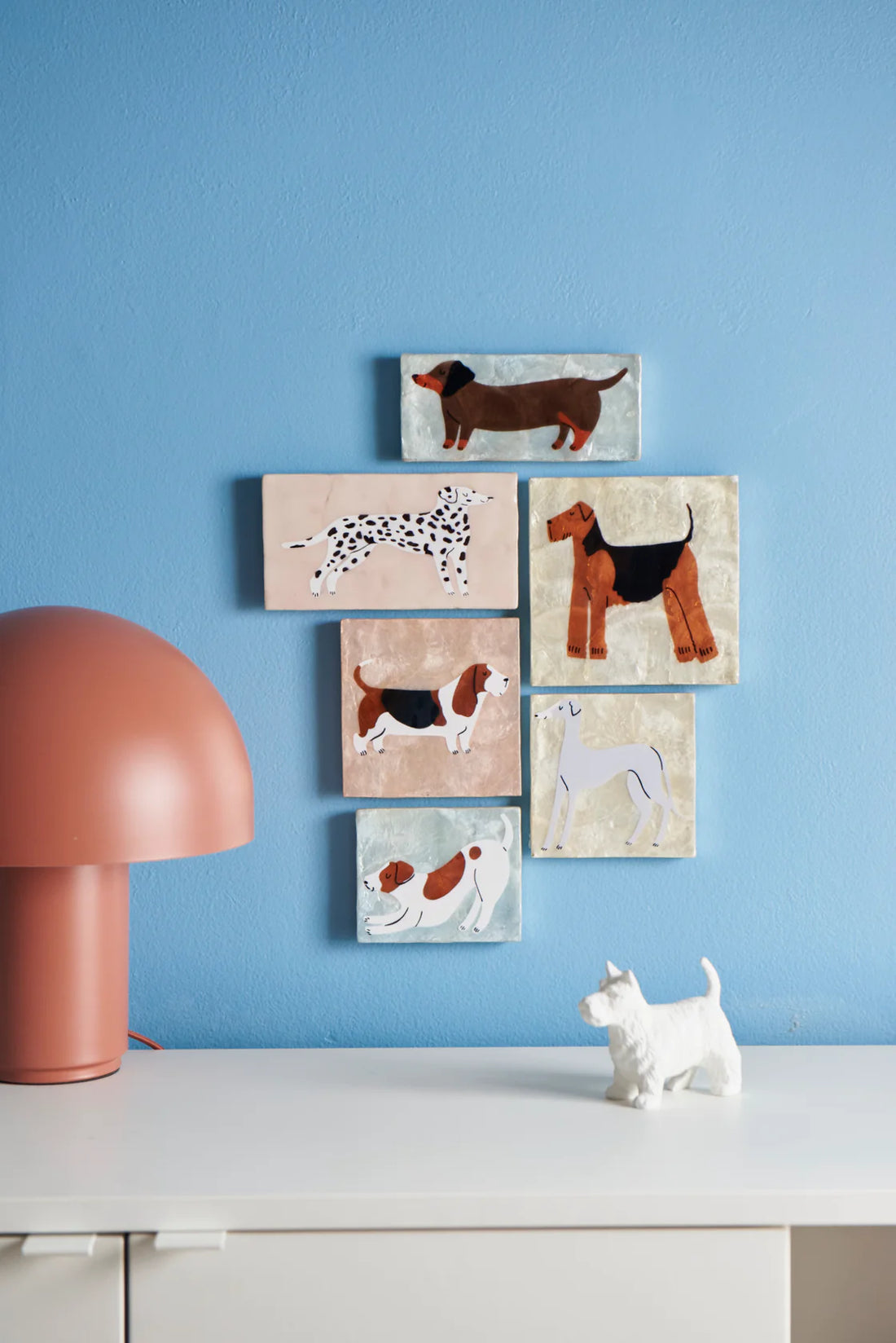 Pup Dachsund Tile by Jones &amp; Co 