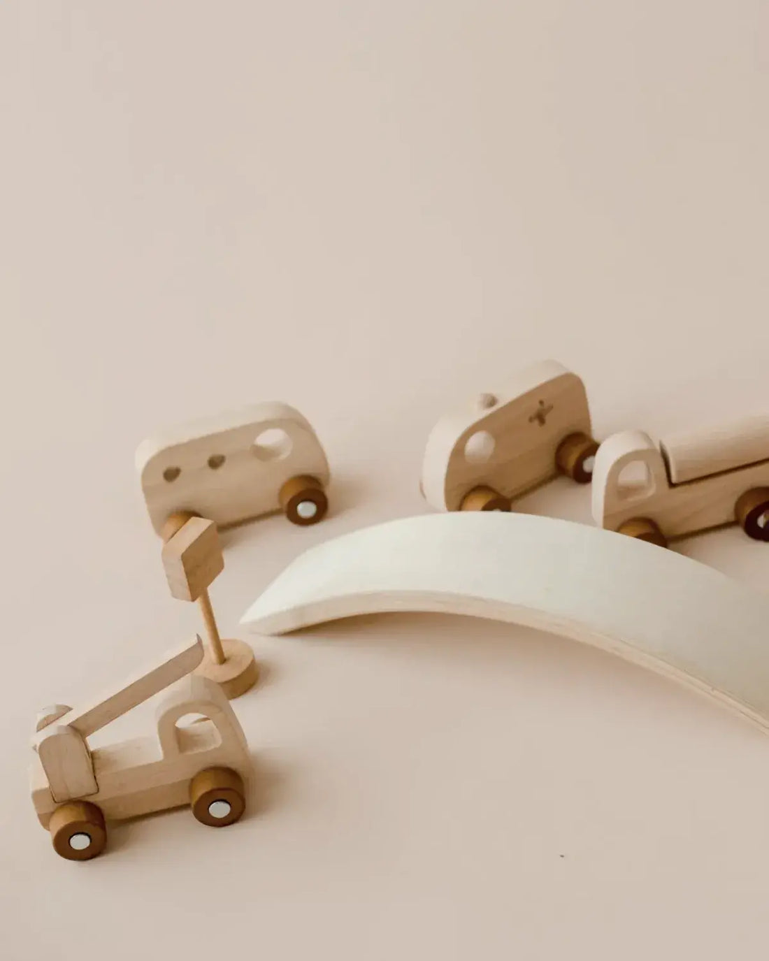 Wooden Car Set for Kids